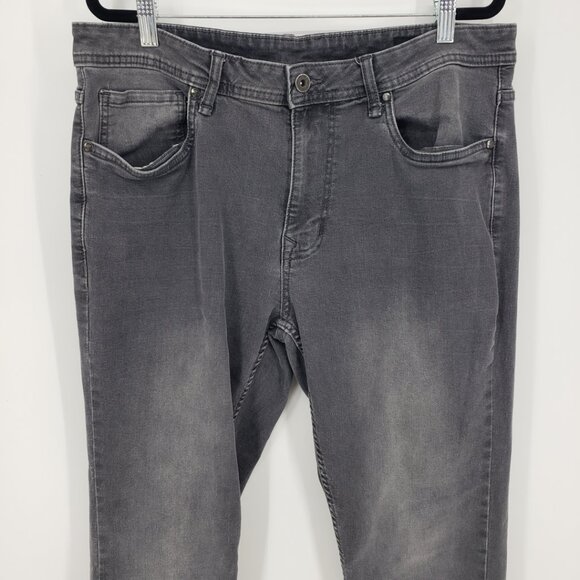 The Perfect Jean NYC Slim Fit Jeans 36 x 32 Stretch Cotton Miner Gray - Picture 7 of 11